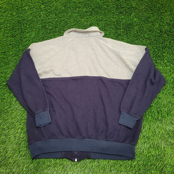 Vintage Notre-Dame Zip Sweatshirt Womens XL 24x26 Baggy - Picture 2 of 14